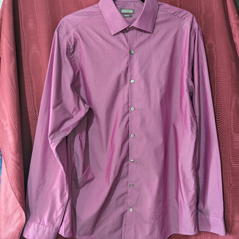 Kenneth Cole men's dress shirt/ slim fit